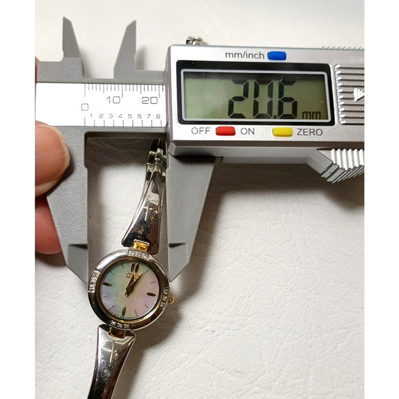 Citizen Eco-Drive Silhouette Bangle Ladies Watch with Mother of Pearl Dial B023 main image 11